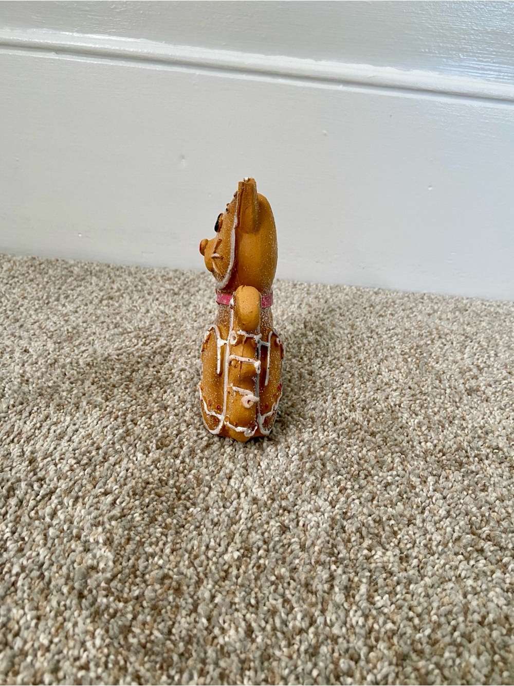 Christmas Gingerbread Cat Cookie Resin Figurine Holiday Tabletop Decor 4.6" - Picture 7 of 13